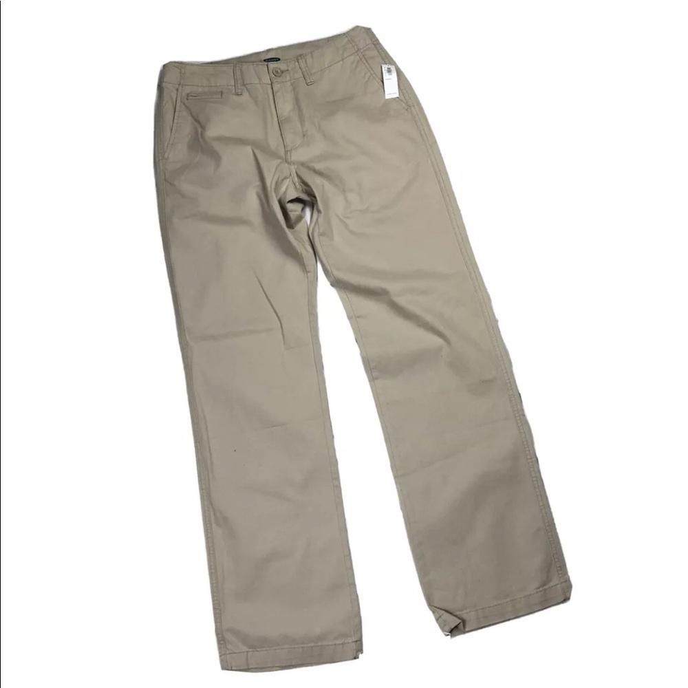 NEW OLD NAVY Size 32x34 Tan Loose Khaki Pants